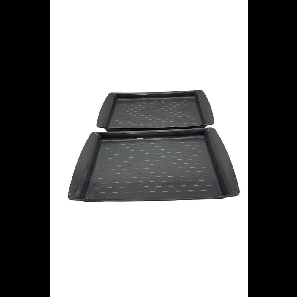 Prepology 2-Pack Non-Slip Serving Trays